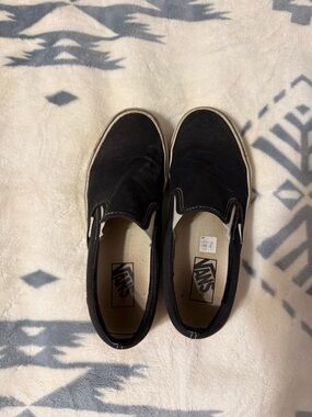 Vans Black Slip-On Canvas Sneakers
